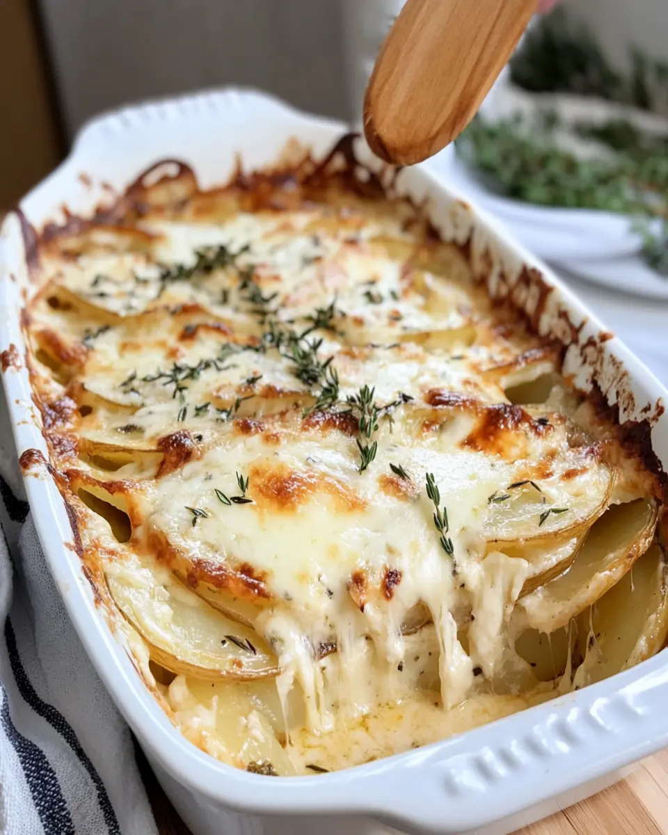 Cheesy Boursin Scalloped Potatoes First Image First Image