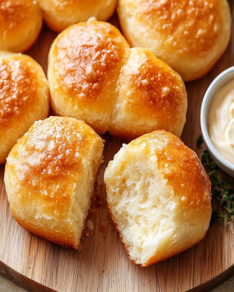 Quick Dinner Rolls with Mayo First Image First Image