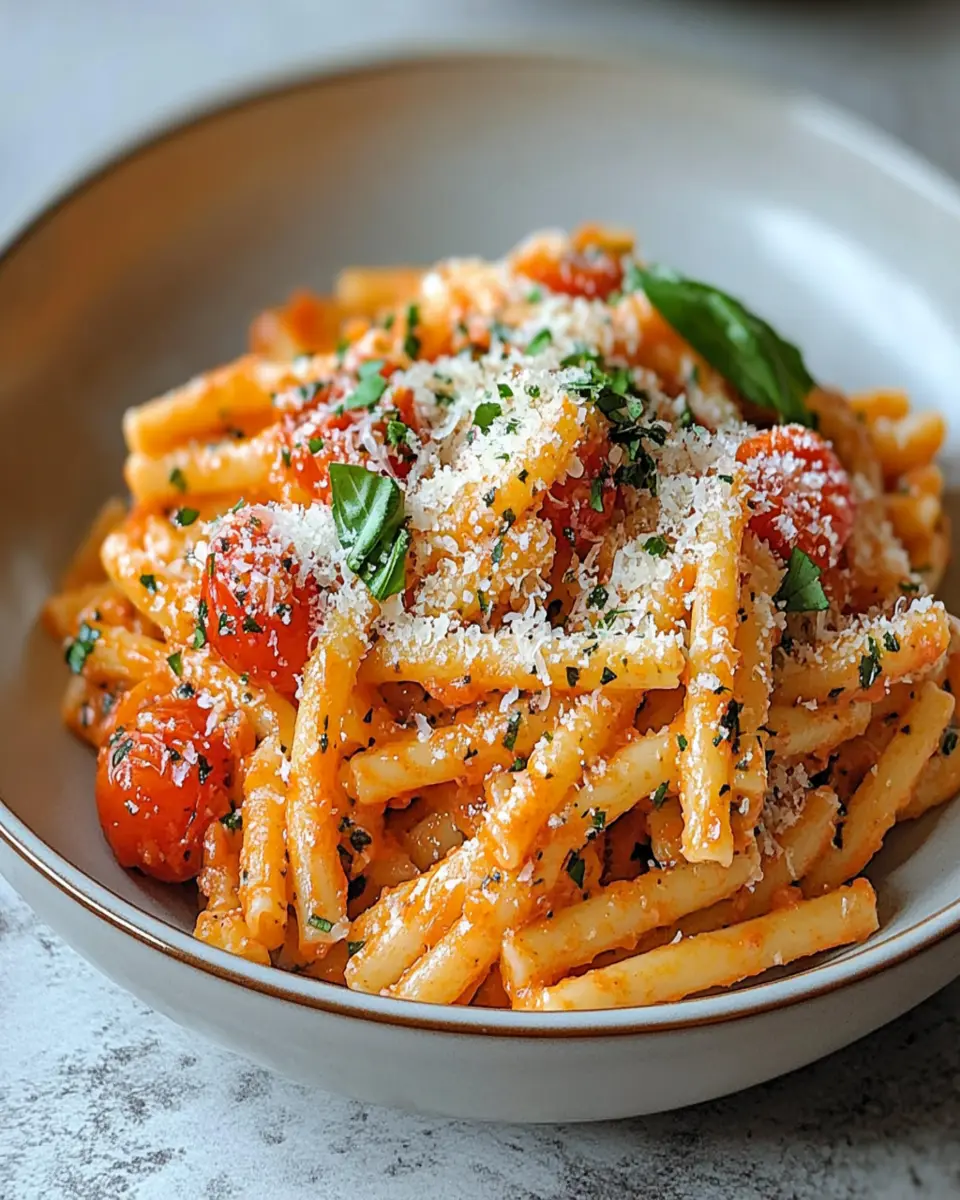 Creamy Tomato Garlic Pasta: An Incredible Ultimate Recipe First Image First Image