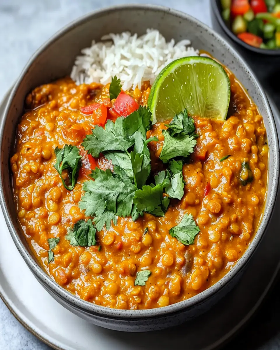 Red Lentil Curry Recipe First Image First Image