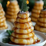 Caramel Apple Puff Pastry Christmas Trees: A Sweet Delight! First Image First Image