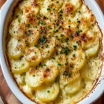 Indulge in Creamy Potato Leek Au Gratin Delight First Image First Image