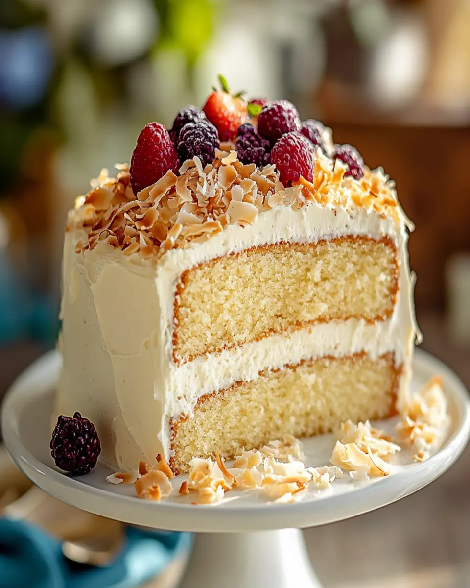 Italian Cream Cake First Image First Image