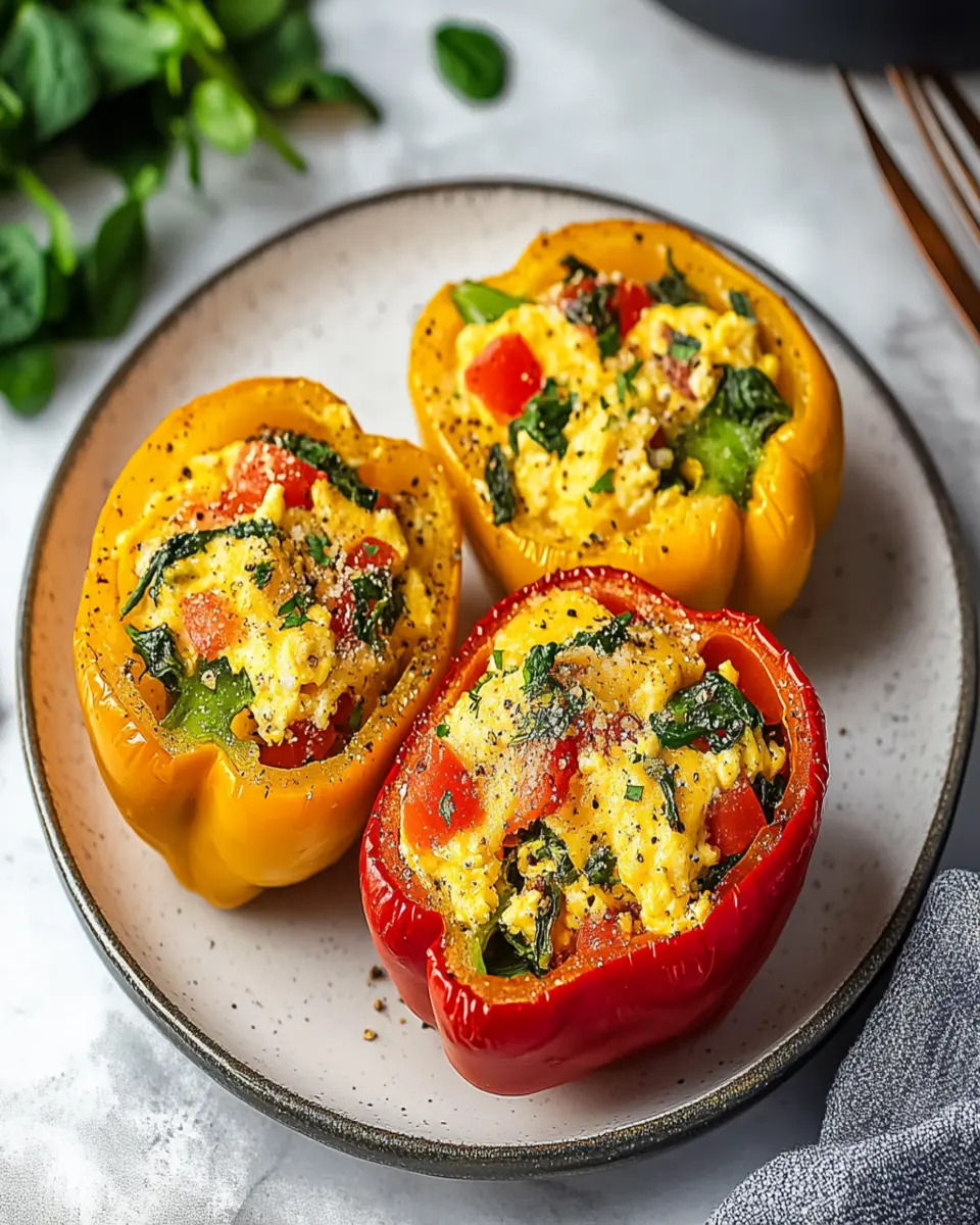 Breakfast Stuffed Peppers First Image First Image