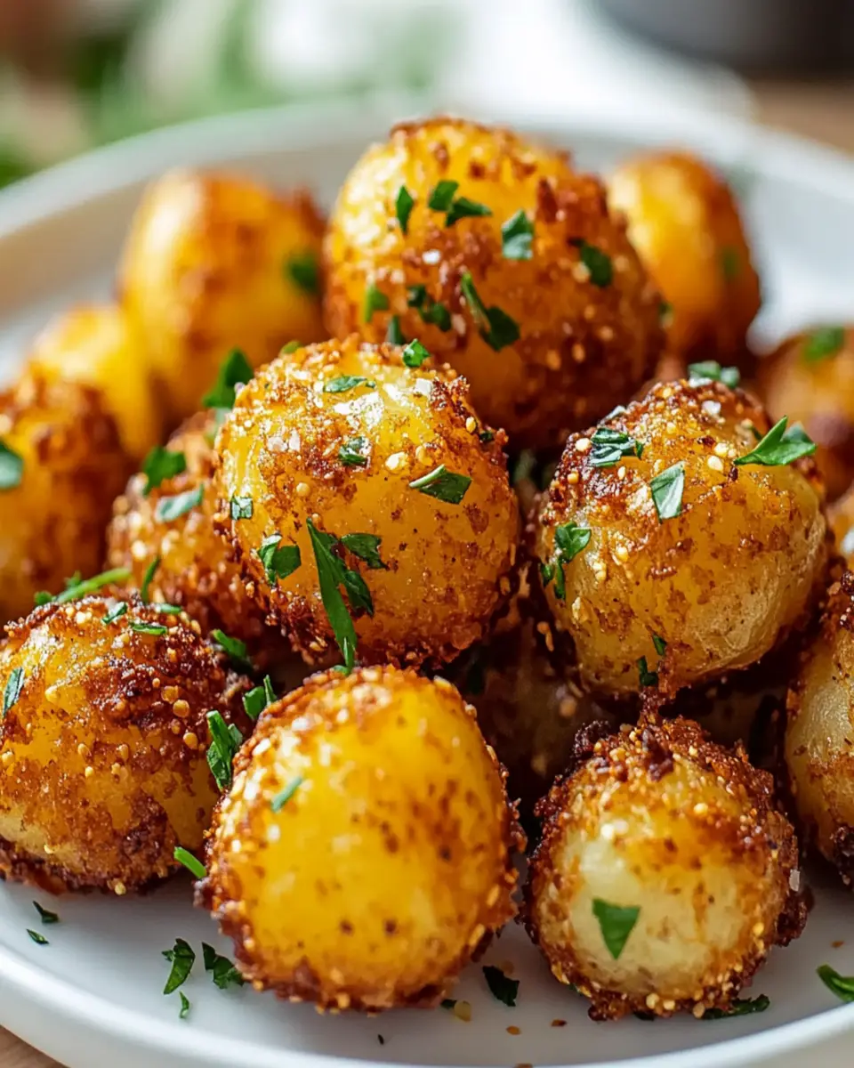 Irresistible Mustard Potato Poppers Recipe for Vegan Snacking First Image First Image