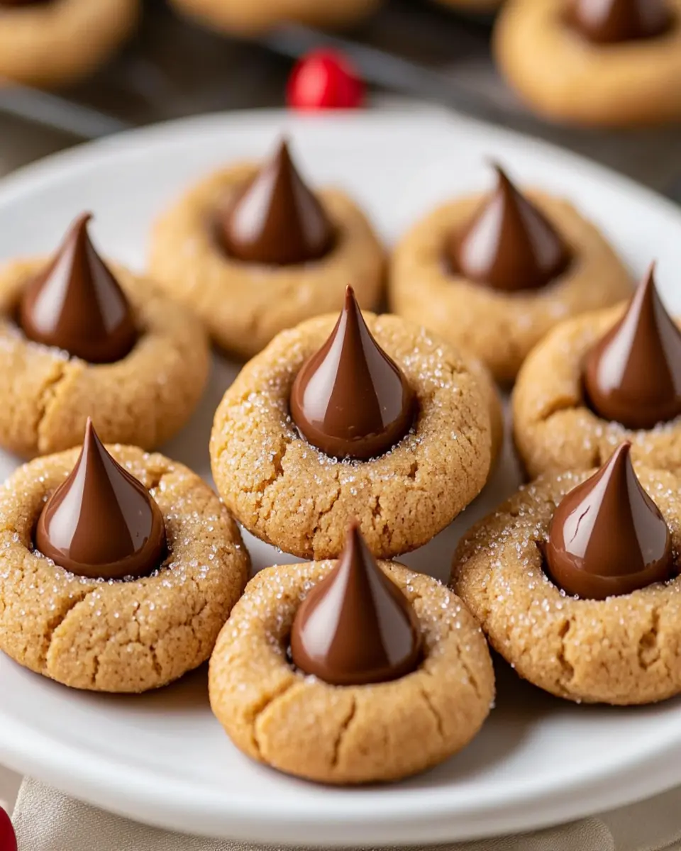 Peanut Butter Blossoms (No Eggs) First Image First Image