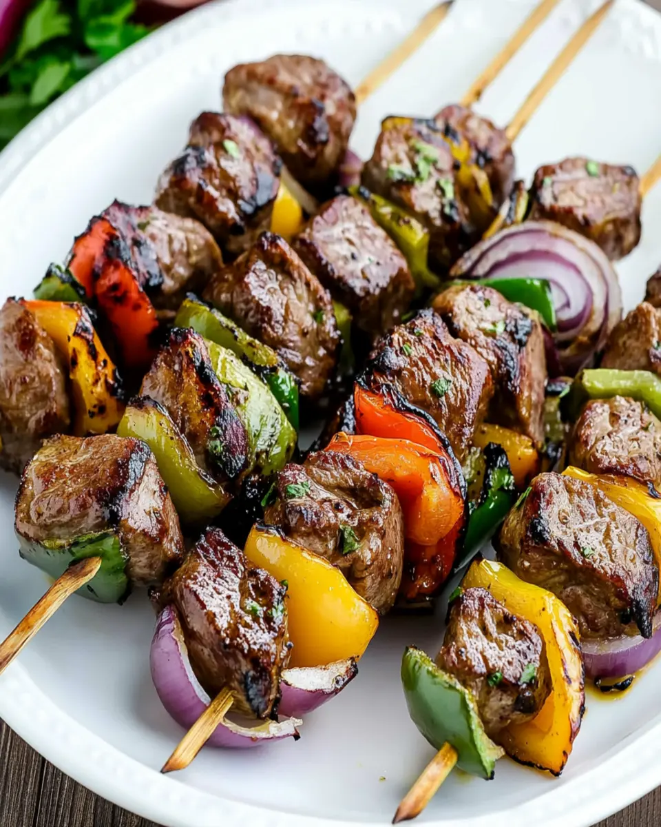 Grilled Lamb Kabobs First Image First Image