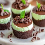 Chocolate Mint Cheesecake Bites – Easy No-Bake Mint Chocolate Treats First Image First Image