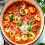 Creamy Tomato Tortellini Soup First Image First Image