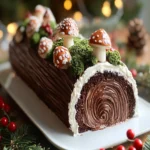 WOODLAND CHOCOLATE YULE LOG: Create Your Festive Dessert! First Image First Image