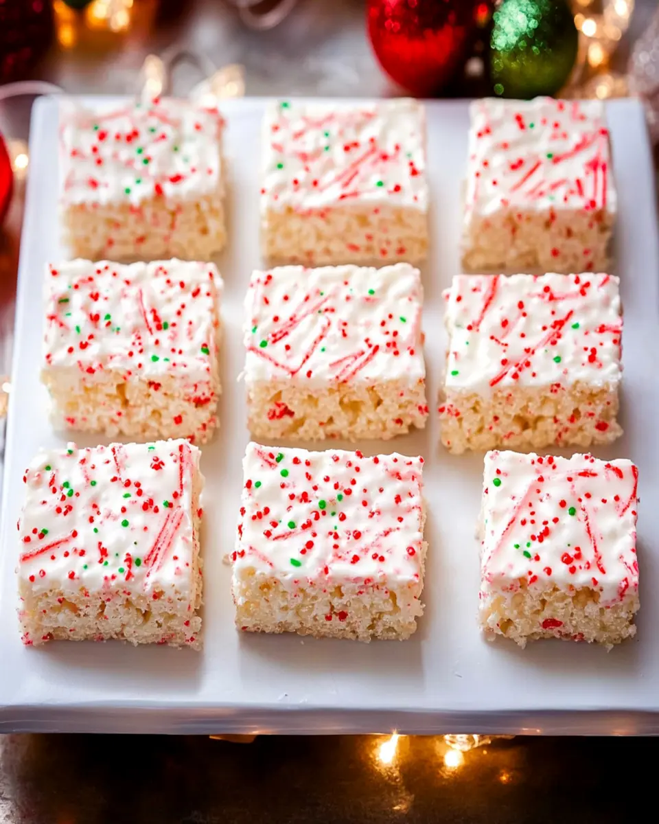 Peppermint Rice Krispie Treats First Image First Image