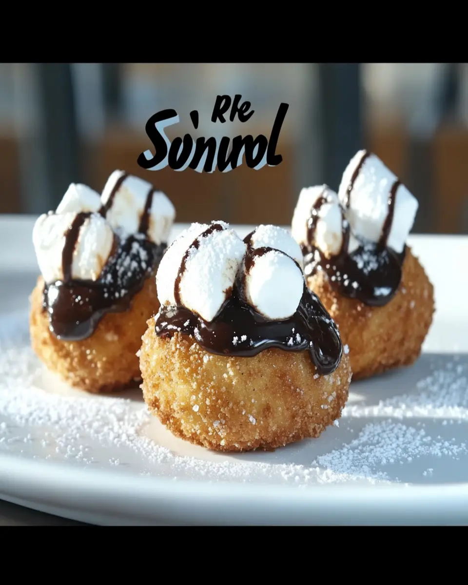 Fried S’mores Bombs: Irresistibly Gooey Dessert Delight First Image First Image