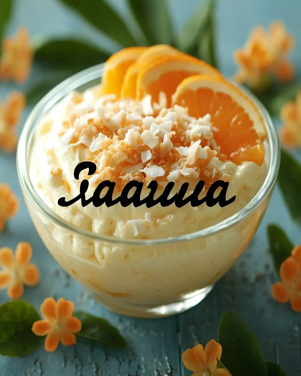 Refreshing Coconut Orange Glow: A Creamy Tropical Delight First Image First Image