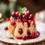 Cranberry Cake with Butter Sauce First Image First Image