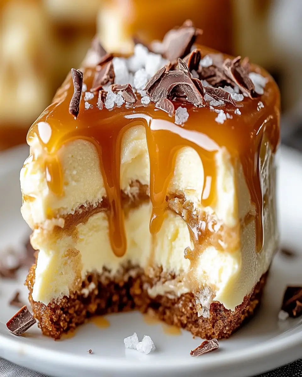 Gooey Salted Caramel Cream Cheese Dessert – Rich, Easy & Irresistible First Image First Image