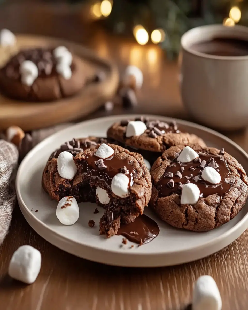 Hot Chocolate Cookies First Image First Image