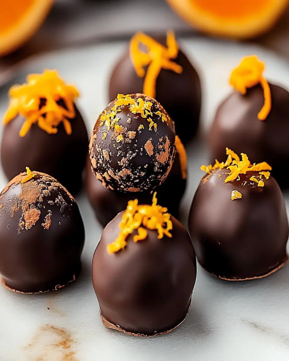 Indulge in Healthy Dark Chocolate Orange Truffles Recipe First Image First Image