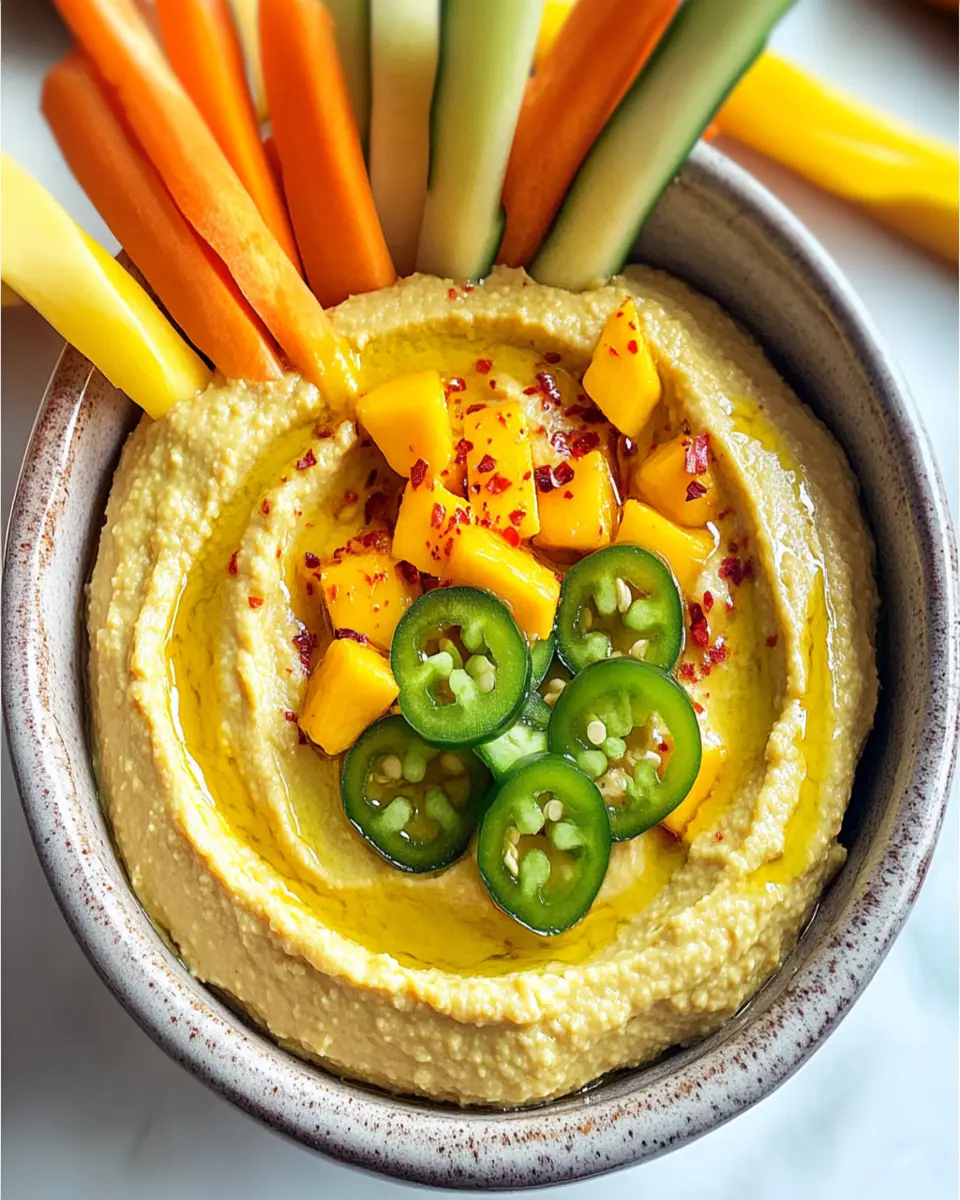 Mango Jalapeño Hummus First Image First Image