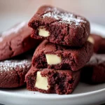 Red Velvet Cookies With White Chocolate Chunks First Image First Image