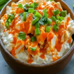 Bold and Creamy Buffalo Chicken Cottage Cheese Bowl Recipe First Image First Image