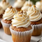 Carrot Cake Cupcakes With Cream Cheese Frosting First Image First Image