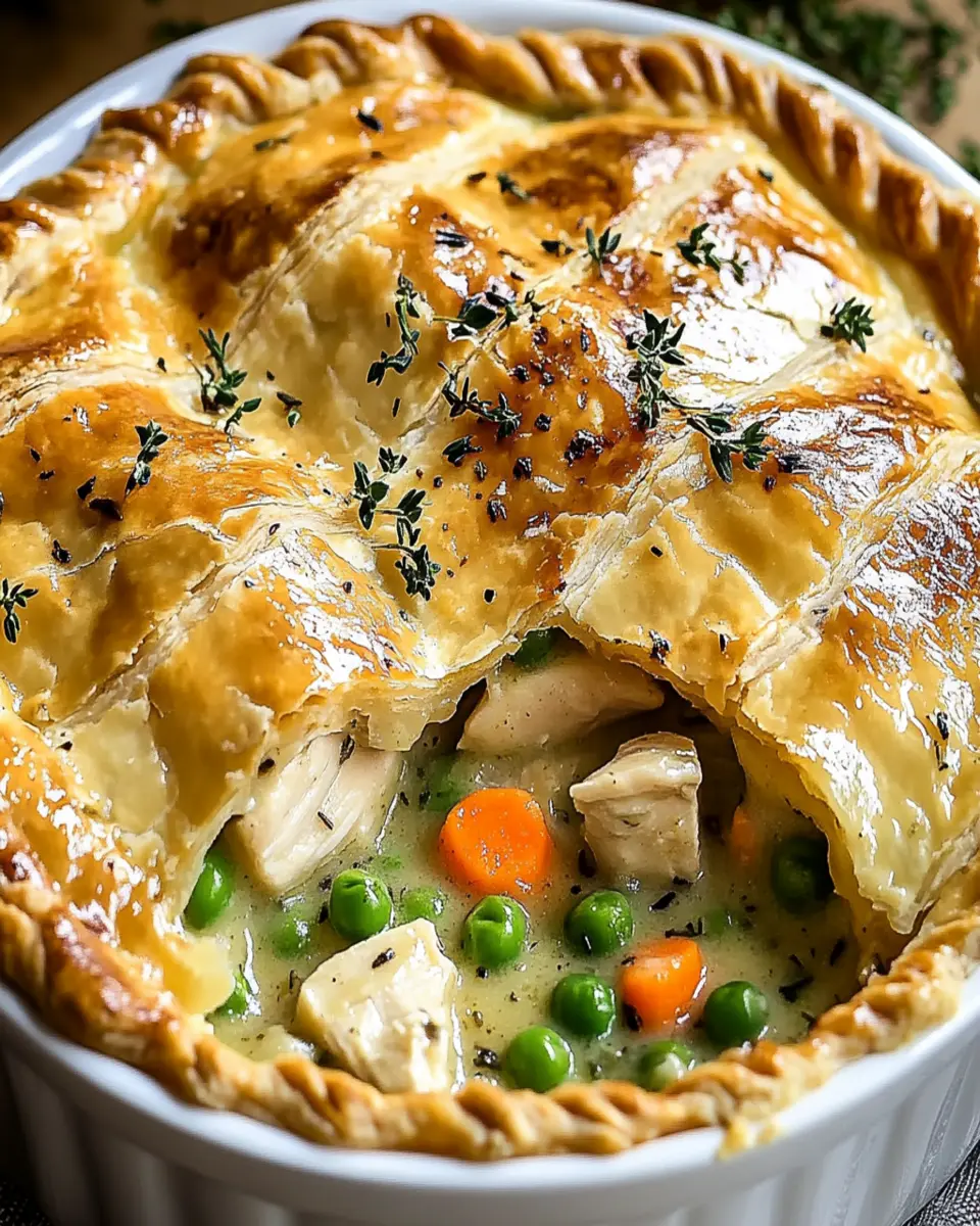 Delicious Herb Butter Chicken Pot Pie Recipe to Savor First Image First Image