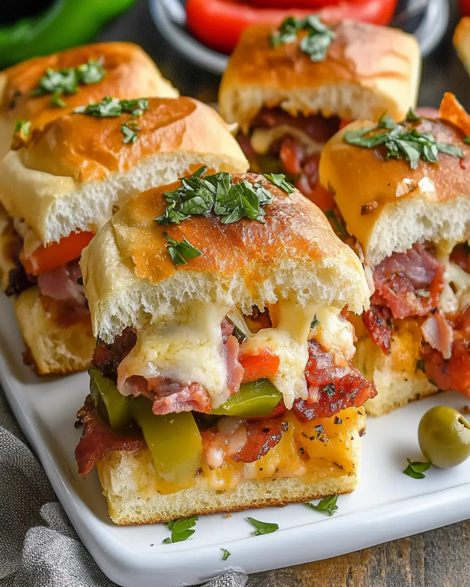 Hot Italian Sliders First Image First Image
