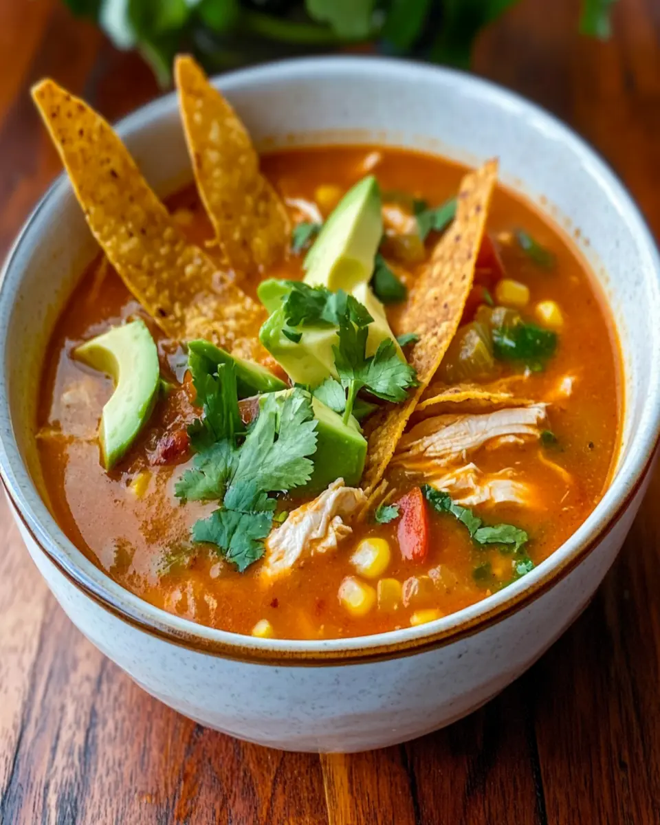 Cozy Chicken Tortilla Soup First Image First Image
