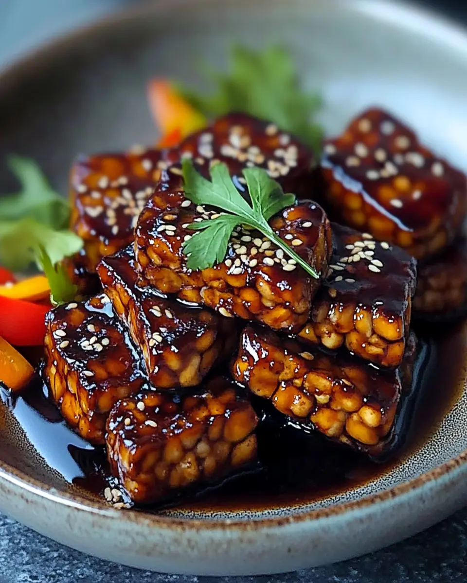 Irresistible Balsamic Miso Glazed Tempeh Recipe Delight First Image First Image