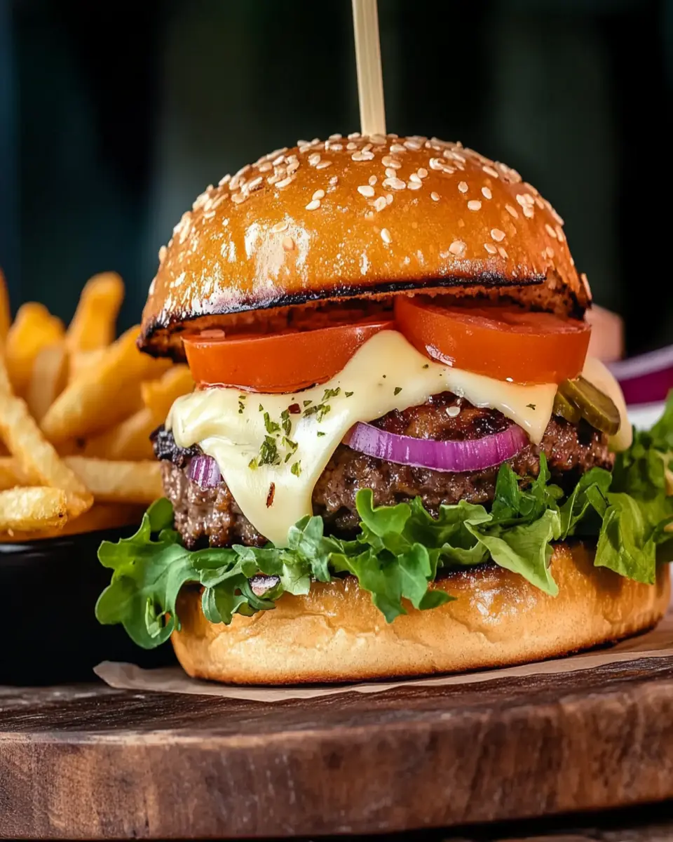 Savory and Juicy Flavorful Homemade Burger Recipe in 25 Minutes First Image First Image