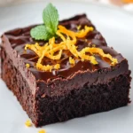 Decadent Chocolate Orange Ganache Brownie First Image First Image