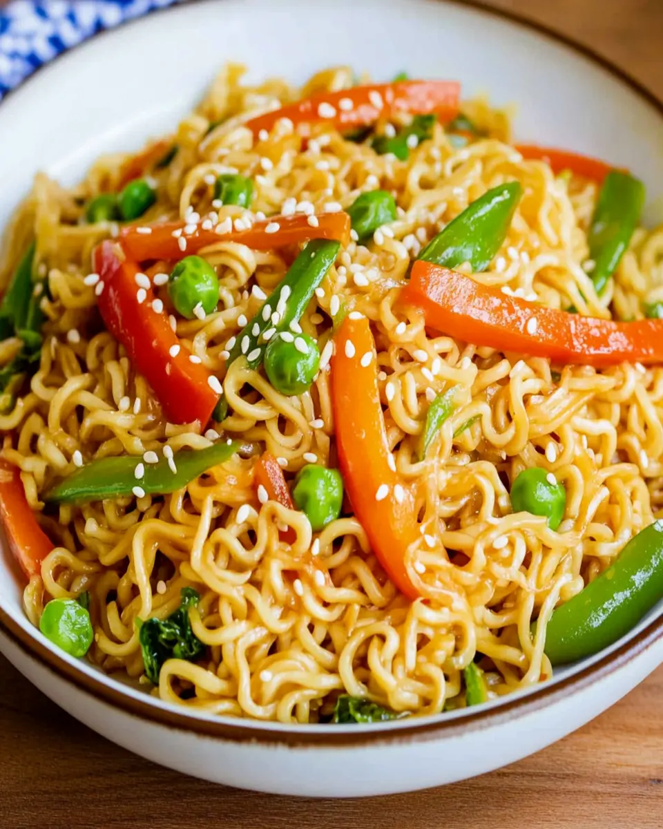 Ramen Noodle Stir Fry First Image First Image