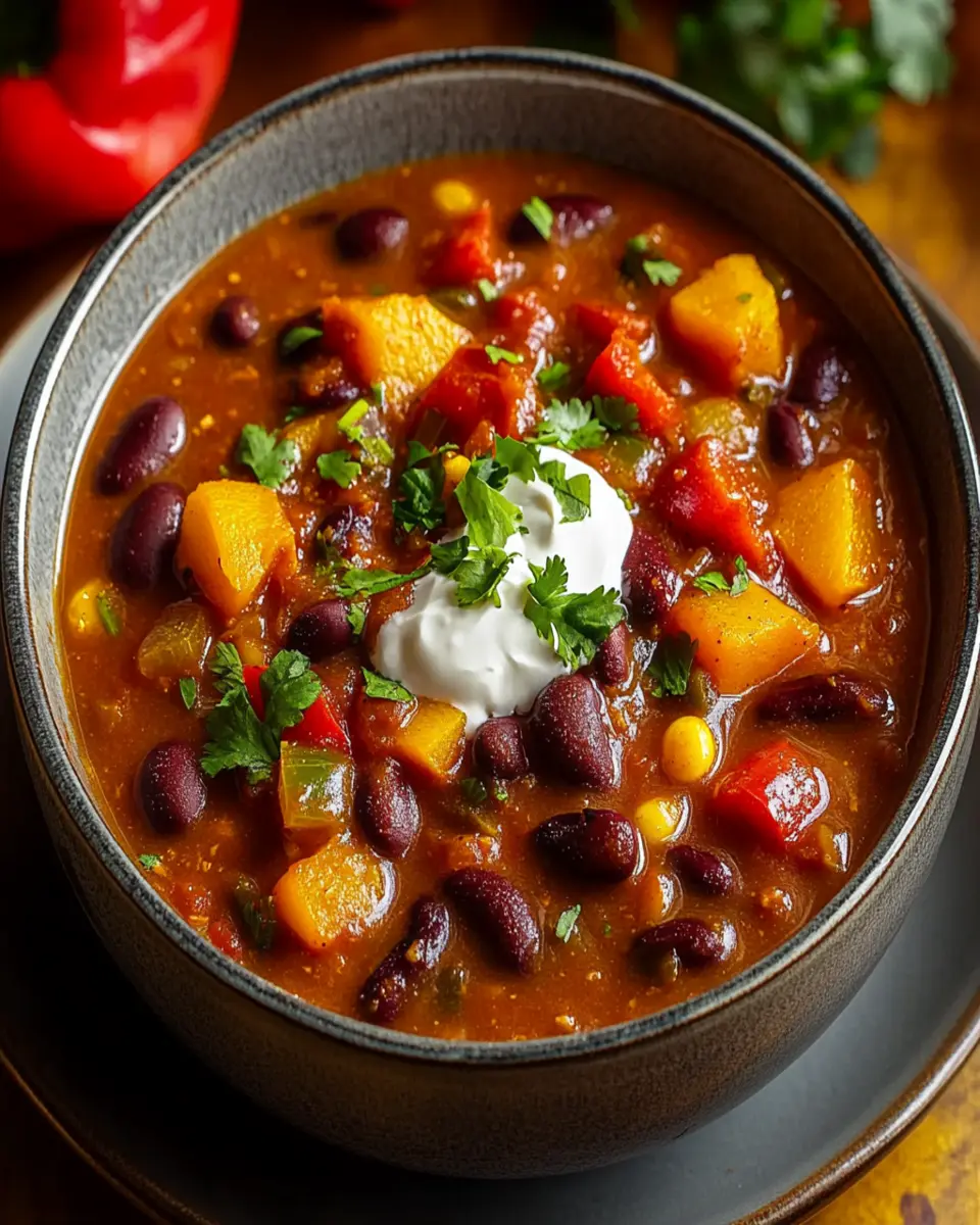 Vegetarian Pumpkin Chili First Image First Image
