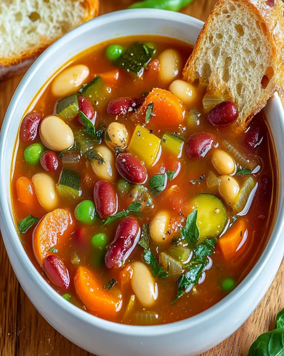 Copycat Olive Garden Minestrone Soup First Image First Image