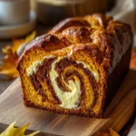 Pumpkin Cream Cheese Swirl Bread: A Fall Delight Recipe First Image First Image