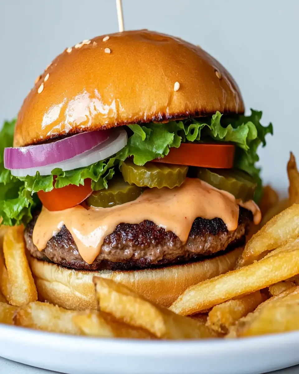 Smash Burger with Secret Sauce: The Ultimate Flavor Experience First Image First Image