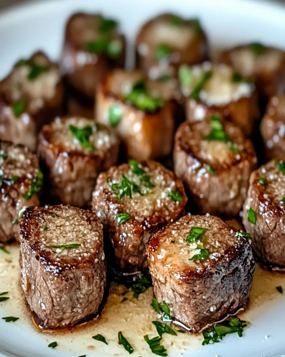 Irresistible Garlic Butter Steak Bites with Parmesan Recipe First Image First Image