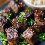 Irresistible Steak Bites with Miso Ginger Dressing Recipe First Image First Image