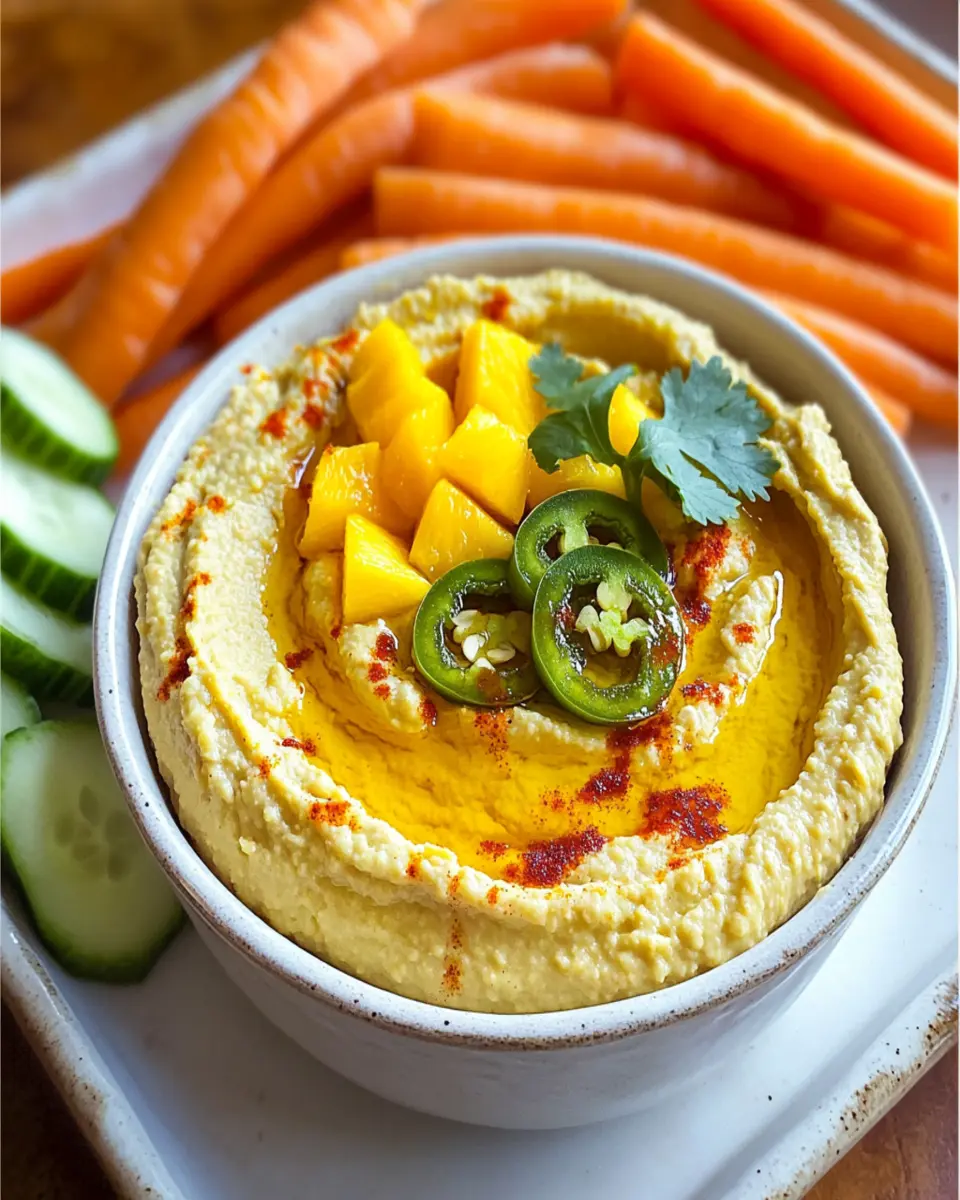 Mango Jalapeño Hummus First Image First Image