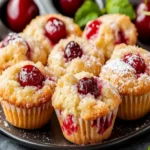 Cherry Cobbler Muffins First Image First Image