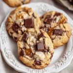 Millionaire Toffee Chocolate Chunk Cookies First Image First Image