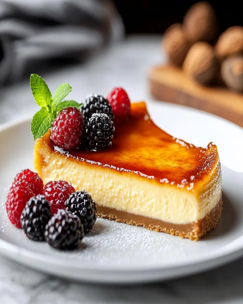 Decadent Creme Brulee Cheesecake First Image First Image