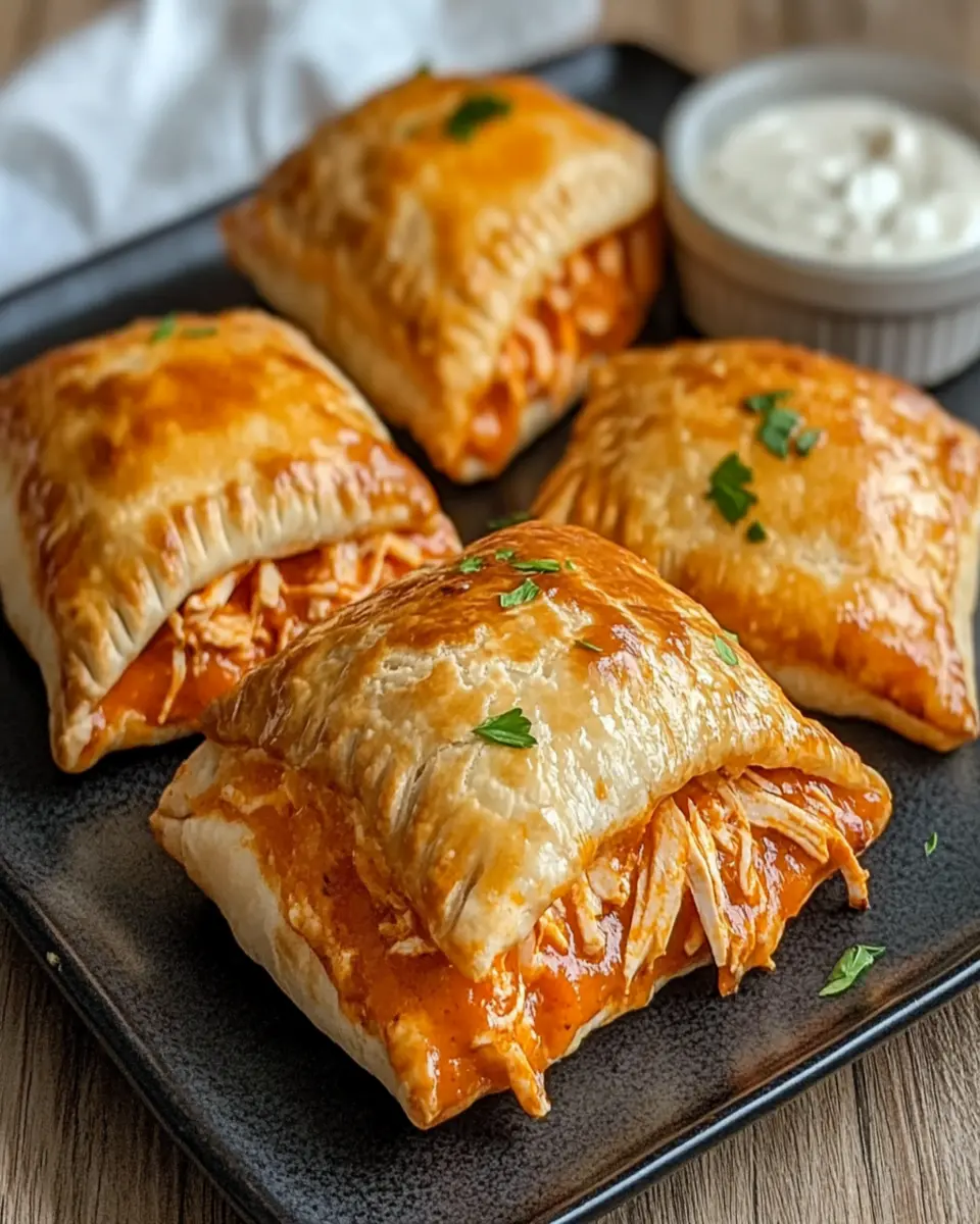 Spicy Buffalo Chicken Pockets First Image First Image