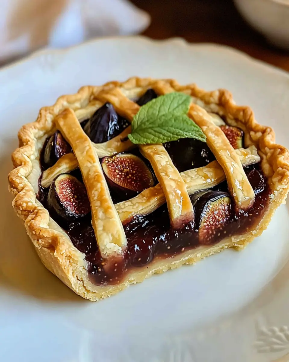 Fig Tart (Italian crostata) First Image First Image