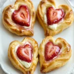 Strawberry Cream Cheese Heart Danishes First Image First Image