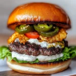 Irresistible Jalapeño Popper Smash Burger Recipe First Image First Image