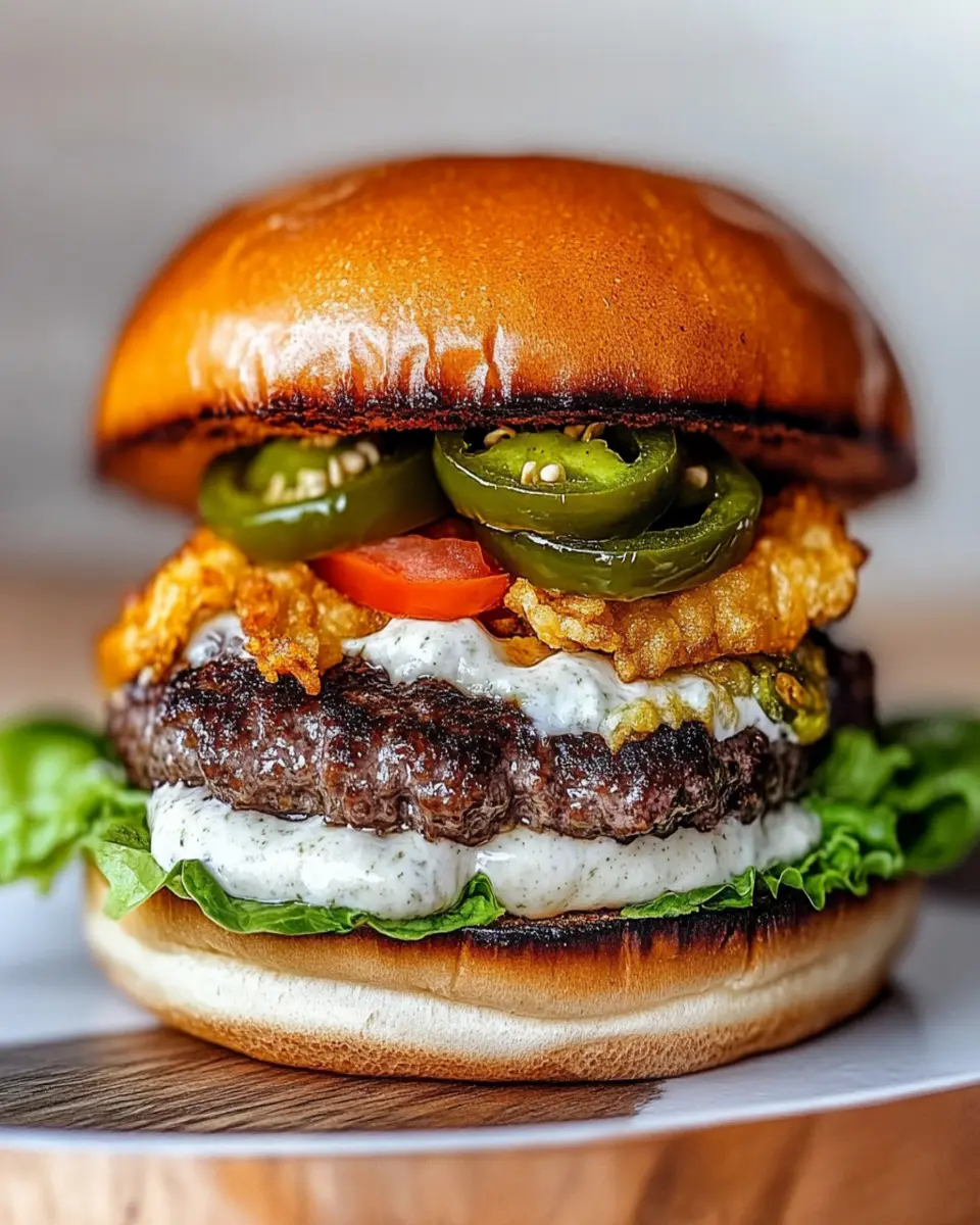Irresistible Jalapeño Popper Smash Burger Recipe First Image First Image