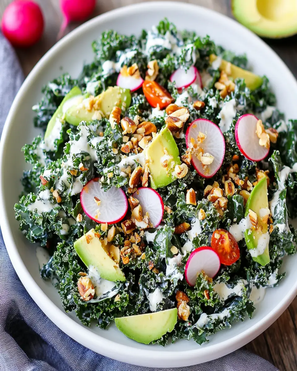 Creamy Kale Salad First Image First Image