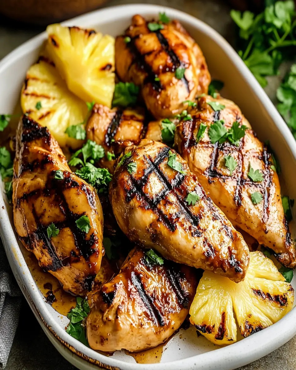Pineapple Teriyaki Grilled Chicken First Image First Image