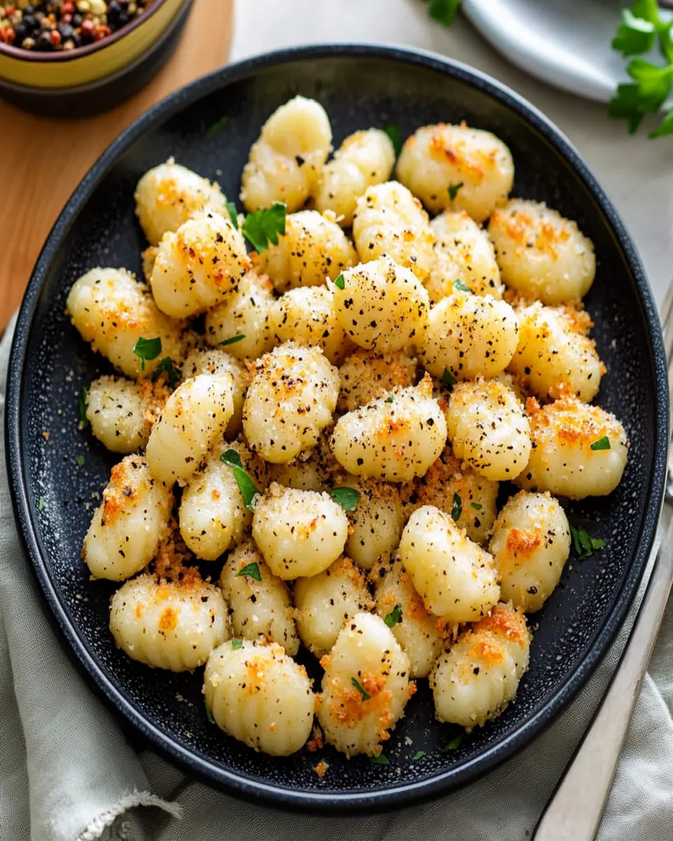 Cacio e Pepe Air Fryer Gnocchi First Image First Image